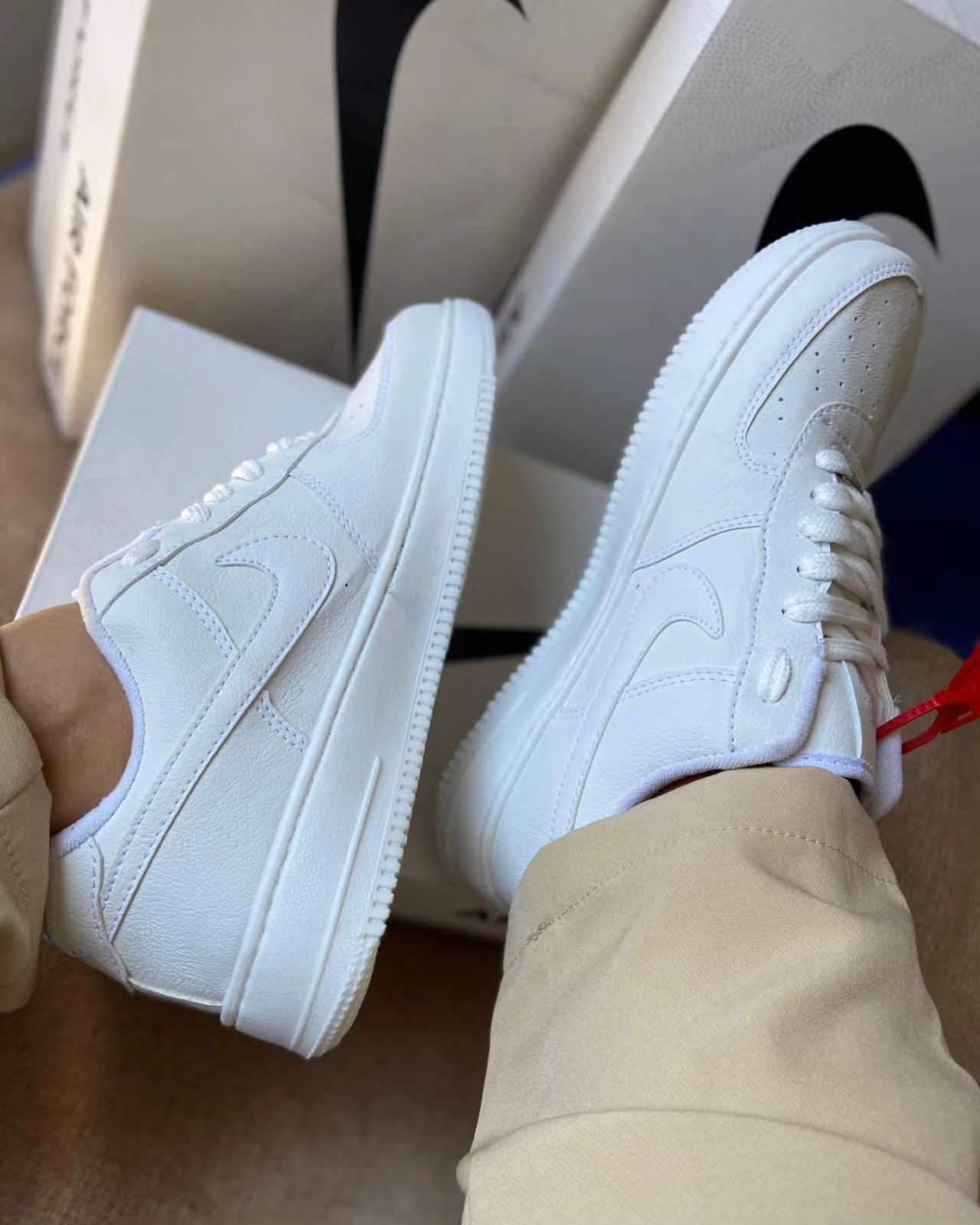 Tênis Air Force 1 '07' White Branco